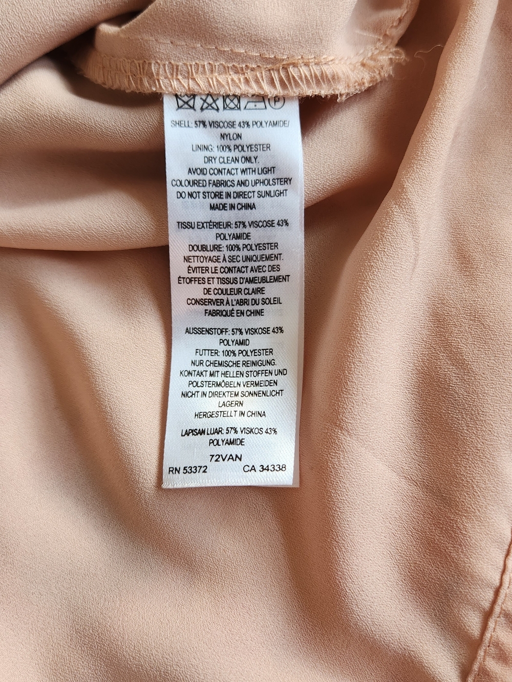 Pre-Loved French Connection Multicolor Floral Tie-Neck Blouse in Size S/M - Picture 12 of 15